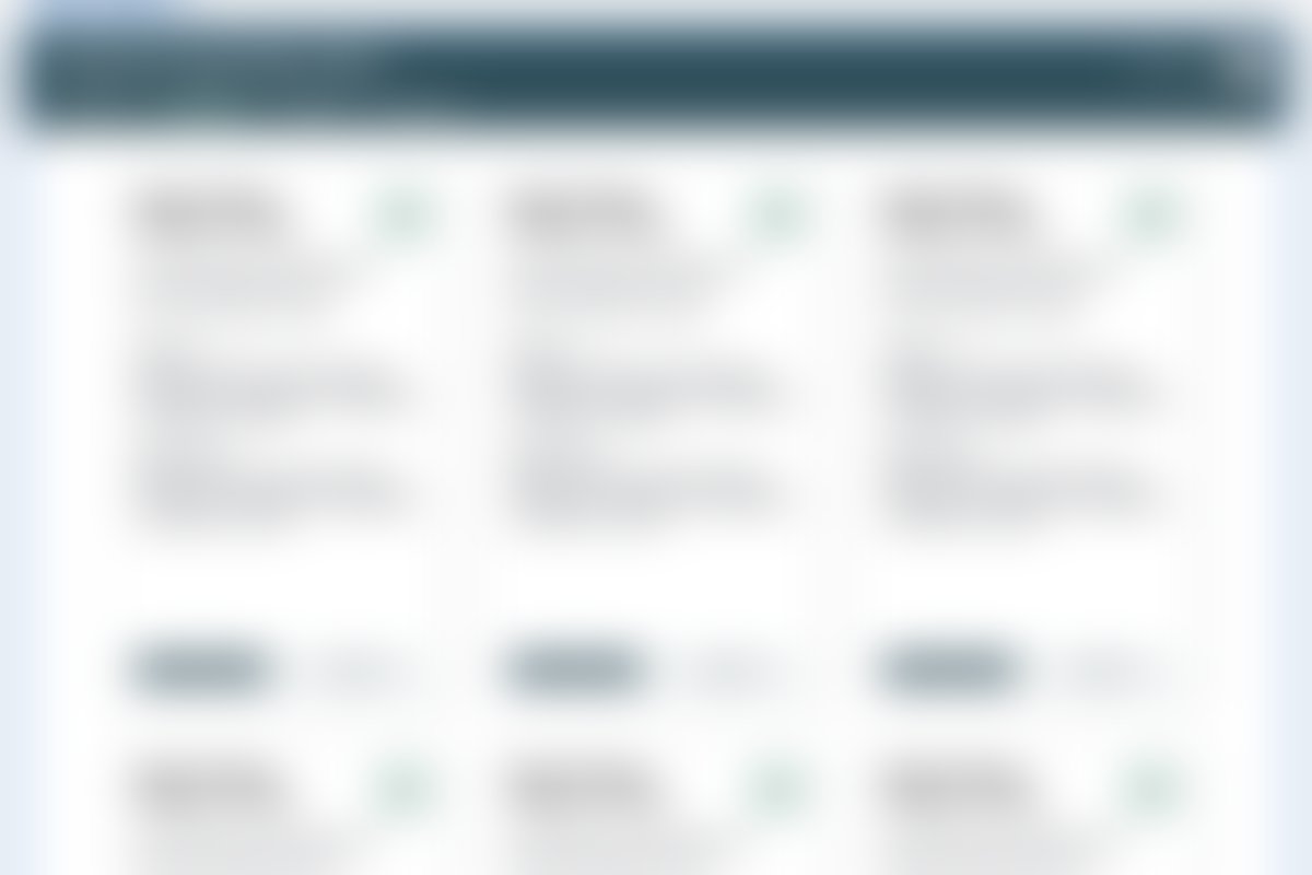 Blurred preview of the JobScout interface, obscured to respect the project NDA