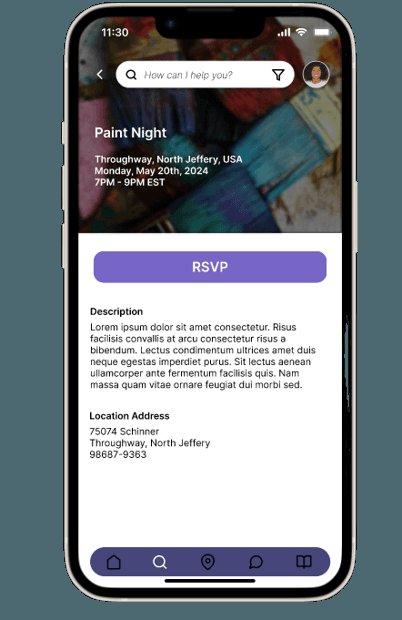 Thrive Ventures profile screen highlighting skills and aspirations
